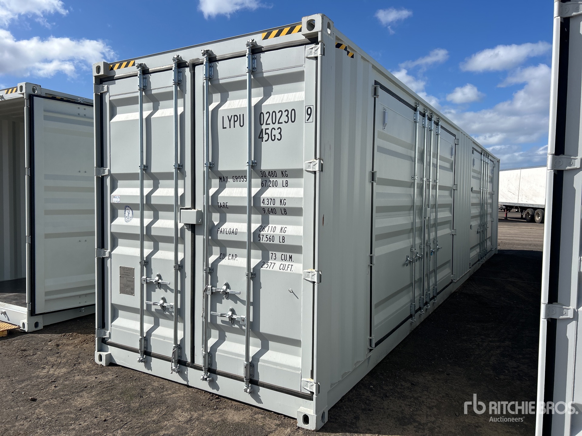 2025 40 ft High Cube Multi-Door Conteneur de stockage