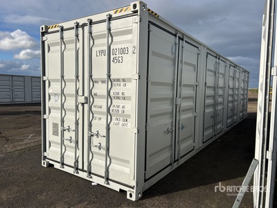 2025 40 ft High Cube Multi-Door Contenedor de almacenamiento