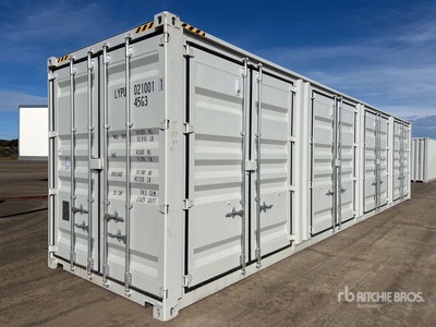 2025 40 ft High Cube Multi-Door Storage Container