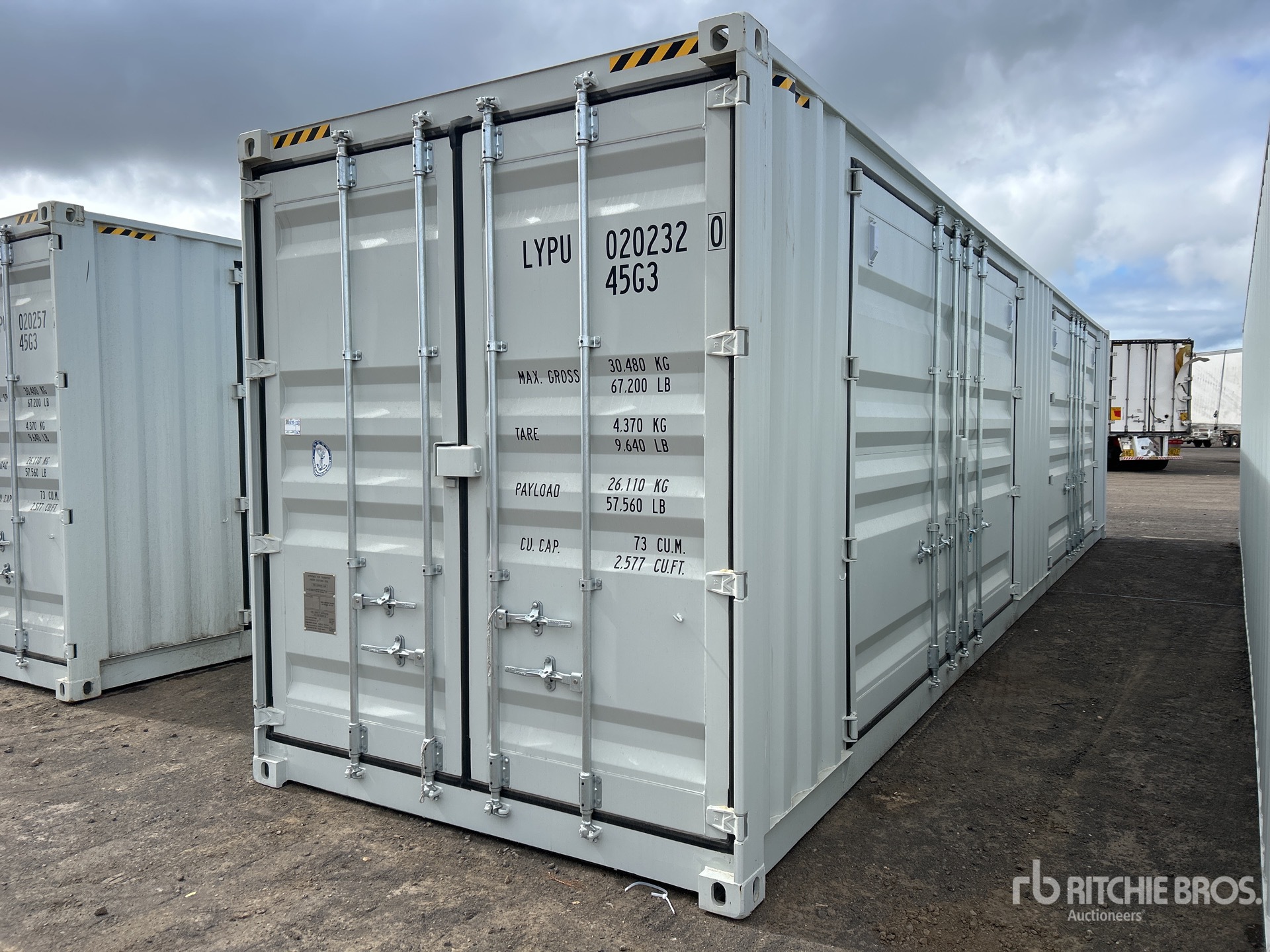 2025 40 ft High Cube Multi-Door Conteneur de stockage