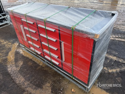 2025 Suihe 2100 mm 10-Drawer 2200 mm 10-Drawer Workbench (Unused)