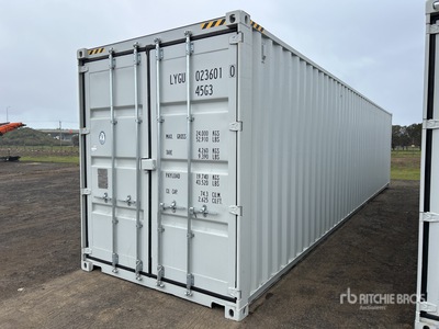 2025 40 ft High Cube Multi-Door Contenedor de almacenamiento