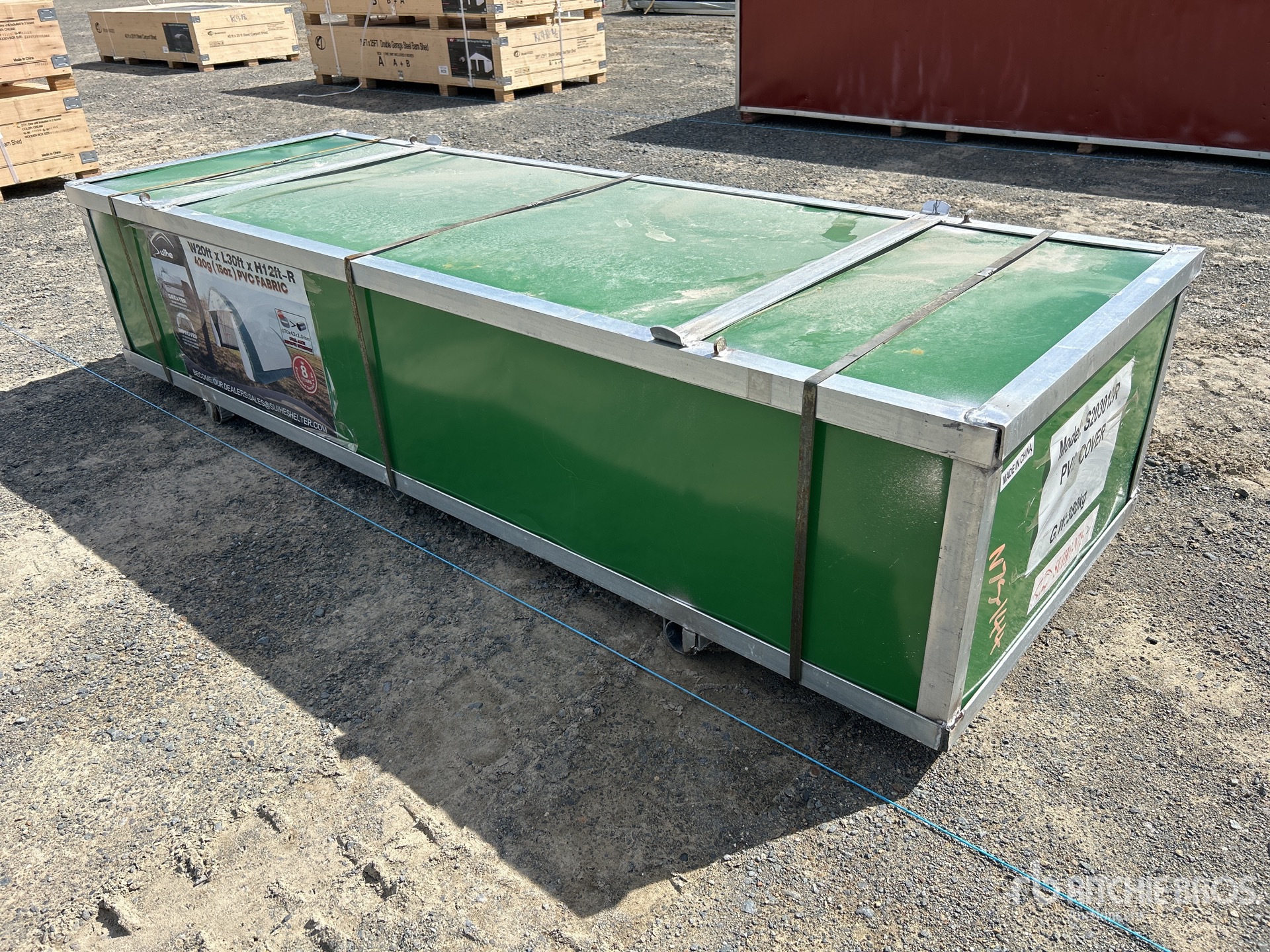 Suihe 20 ft x 30 ft x 12 ft Dome Frame Storage Building (Unused)