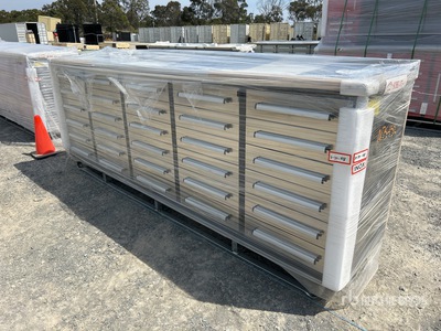 Suihe 2870 mm 30-Drawer Workbench (Unused)