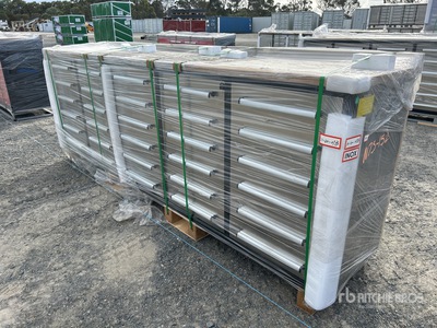 Suihe 2870 mm 30-Drawer Établi de travail (Unused)