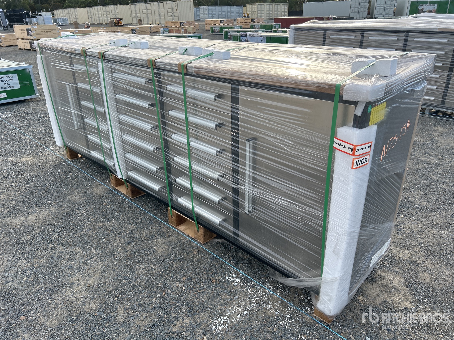 Suihe 2870 mm 18-Drawer Établi de travail (Unused)