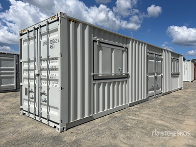 2025 40 ft High Cube Multi-Door Storage Container