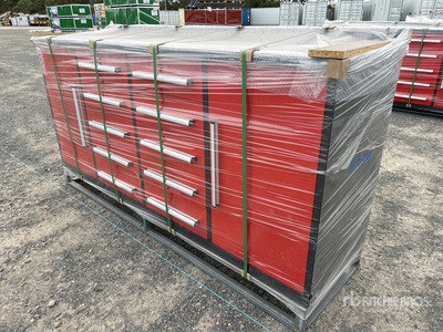 Suihe 2200 mm 10-Drawer Workbench (Unused)