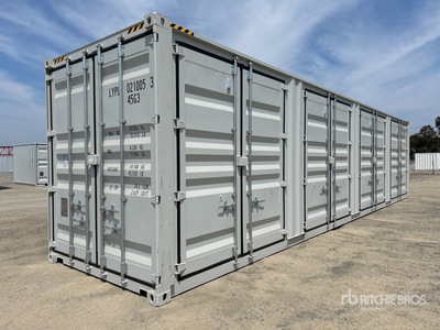 2025 40 ft High Cube Multi-Door Storage Container