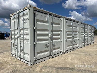 2025 40 ft High Cube Multi-Door Storage Container