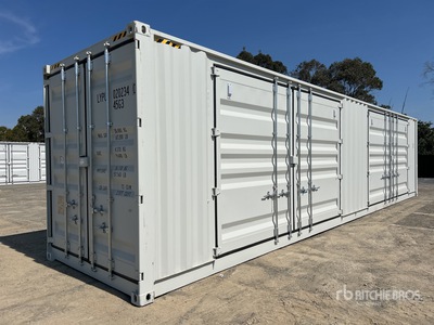 2025 40 ft High Cube Multi-Door Storage Container