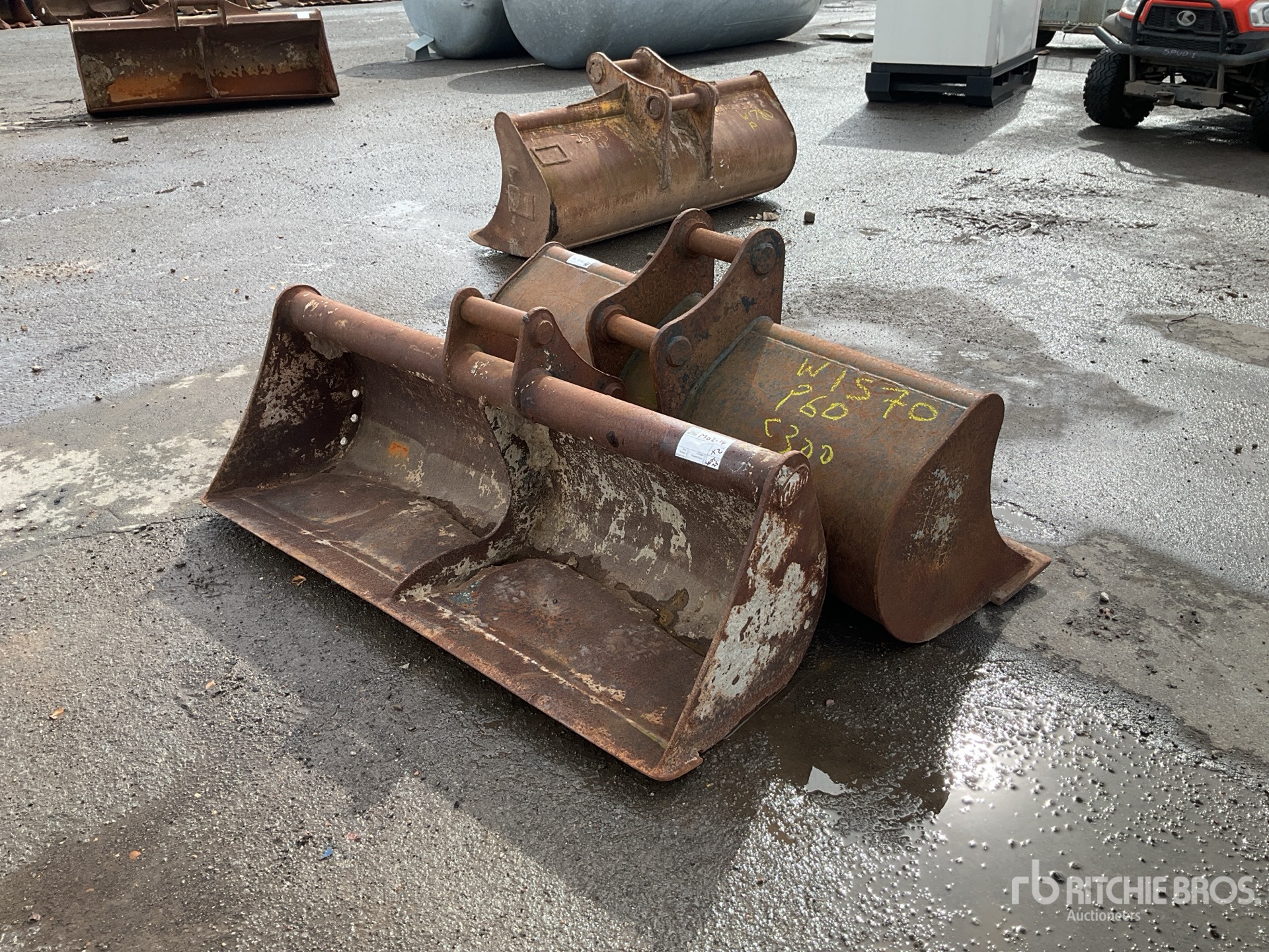 Quantity of (2) 60" Clean-up Excavator Bucket