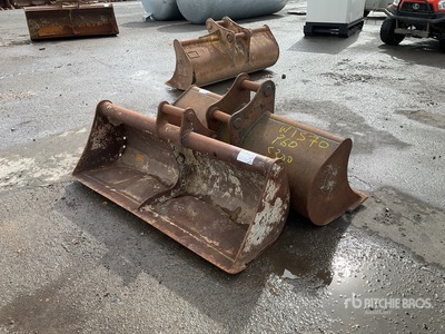 Quantity of (2) 1500 in Cleanup Excavator Bucket