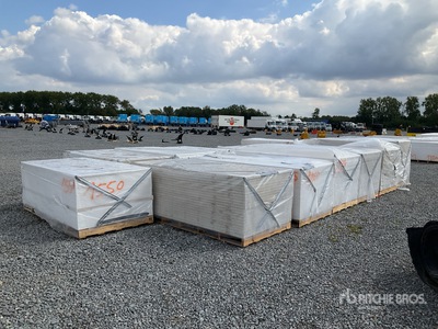 Quantity of (13) Pallets of Promat Rigips Fire Proof plates