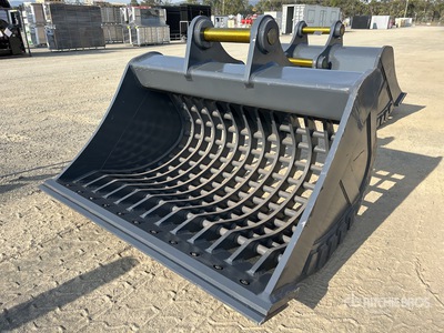 2025 Warrior 1800 mm Q/C Skeleton Cazo para excavadora - Fits 30 - 35 Ton (Unused)