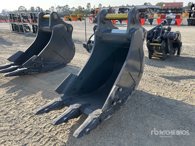 2025 Warrior 750 mm Q/C Digging Graafmachine Bak - Fits 30 - 35 Ton (Unused)