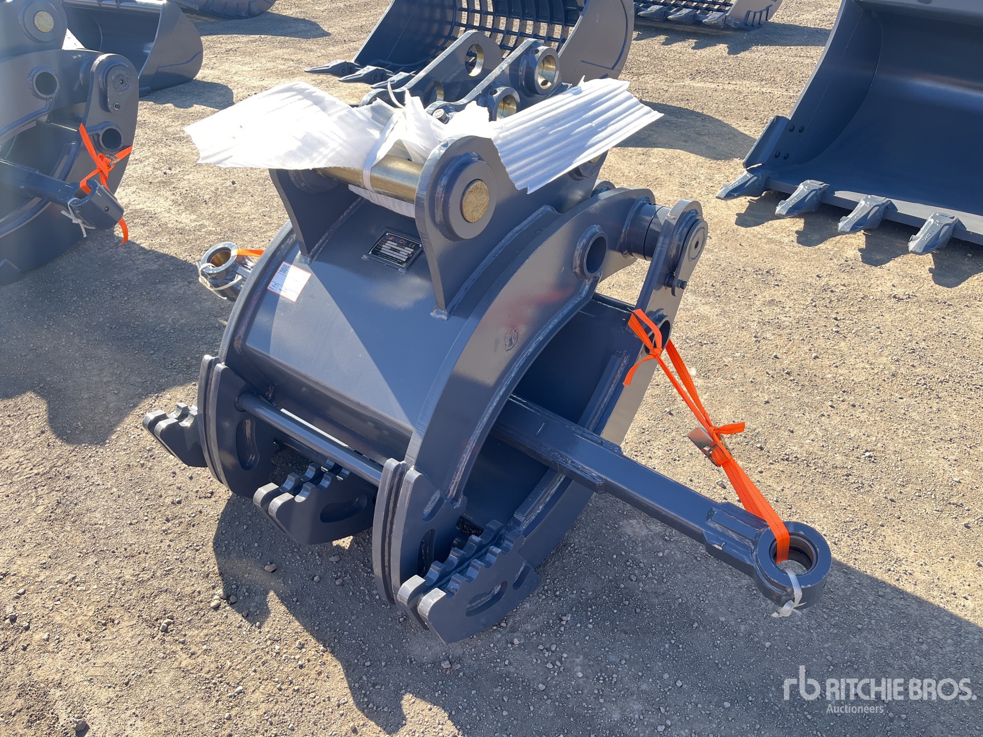 2025 Warrior Q/C Excavator Grapple - Fits 20 - 25 Ton (Unused)