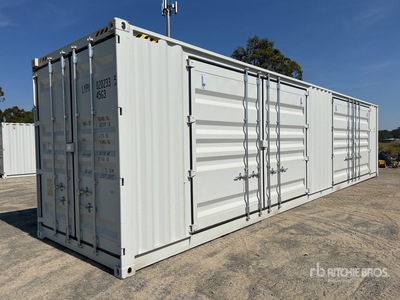 2025 40 ft High Cube Multi-Door Storage Container