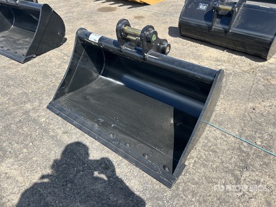 2025 Warrior 1200 mm Q/C Cleanup Excavator Bucket - Fits 5 - 6 ton (Unused)