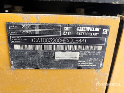 2020 Cat 320 Tracked Excavator