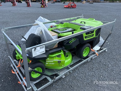 Greenworks GD60RDM76 60V Mini Rider 76cm Lawn Mower