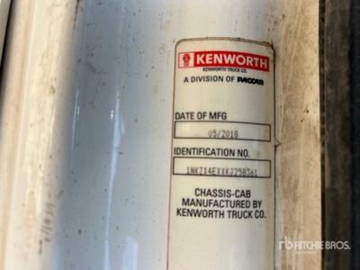 2019 Kenworth T880 Camion à benne basculante Tridem