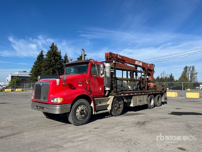 Atlas AK5003V 2.98 ton Articulated Boom on 1998 International 9200 8x4 Twin-Steer Camión Grúa