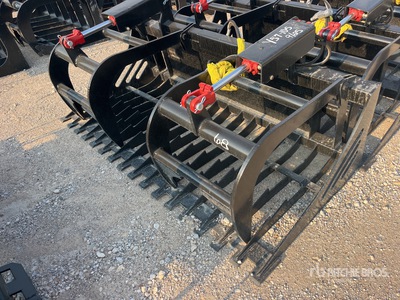 All-Star 68 in E-Series Rock Skid Steer Grapple (Unused)
