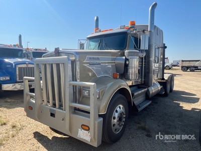 2014 Kenworth W900 6x4 Cabeza Tractora Cabina Dormitorio (Inoperable)