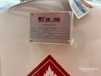 2025 AM Tank AM-TANK500 555 gal Skid Mounted Steel Tanque de combustible (Unused)