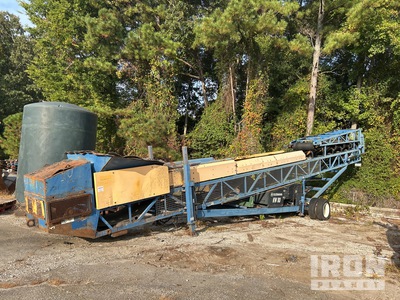 2018 Kleemann KW80 36 in x 80 ft Portable Radial Stacking Convoyeur