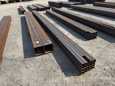 Quantity of 20  Unknown or N/A 24ft, 2-1/2 X 2-1/2 X 11Ga Square Tube