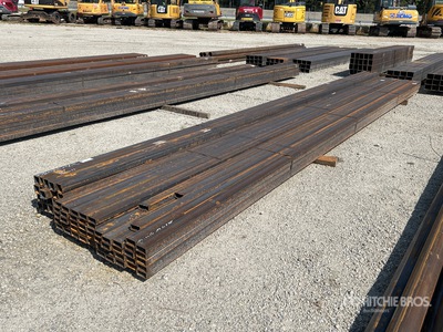 Quantity of 25  Unknown or N/A 24ft, 1-1/2 X 3 X 11 Ga Rectangle Tube