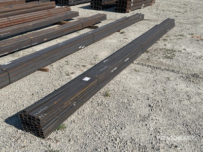 Quantity of 35  Unknown or N/A 20ft, 1 X 2 X 14 Ga Rectangle Tube