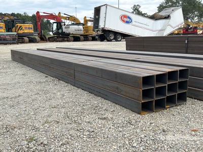 Quantity of 12  Unknown or N/A 20 ft ,5 X 4 X 11Ga Rectangle Tube