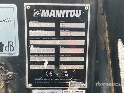 2022 Manitou MT933 Telehandler