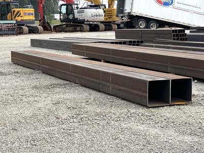 Quantity of 2  Unknown or N/A 20ft 10 x 10 x 3/16 Square Tube