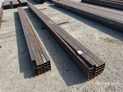 Quantity of 20  Unknown or N/A 24ft, 2-1/2x2-1/2x11Square Tube