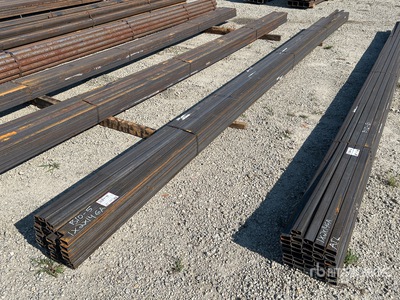 Quantity of 35  Unknown or N/A 24ft & 20ft 1X 2 X 14 Ga Rectangle Tube