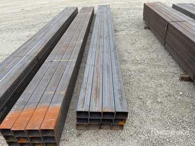 Quantity of 12  Unknown or N/A 20ft, 5 X 4 X 11Ga Rectangle Tube