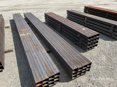 Quantity of 12  Unknown or N/A 20ft, 5 X 4 X 11Ga Rectangle Tube