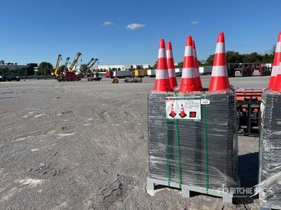 Quantity of (250) 2025 KJ K2250 28 in Traffic Cones (Unused)