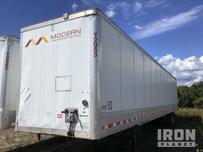 2007 Wabash 53 ft x 102 in T/A Remolque de furgoneta