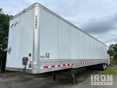 2008 Wabash 53 ft x 102 in T/A Rimorchio furgonato