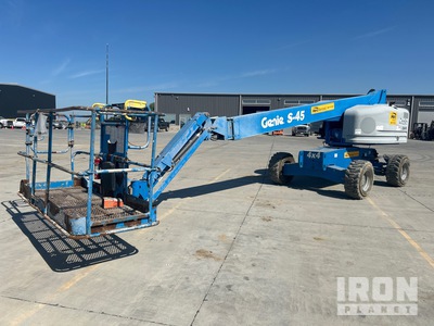 2017 Genie S-45 4WD Diesel Telescopic Boom Lift