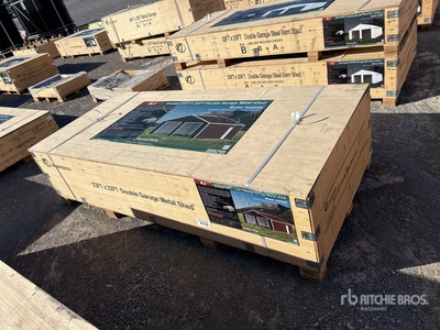 2025 KJ K2223 Double Garage Metal Opslag Gebouw (Unused)