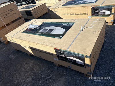 2025 KJ K2223 Double Garage Metal Opslag Gebouw (Unused)