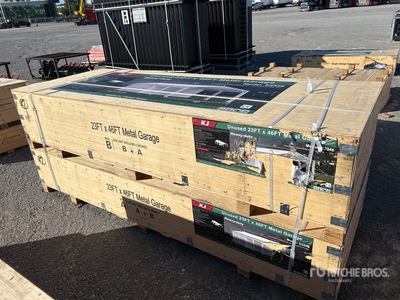 2025 KJ K2346 Metal Garage Storage Building (Unused)