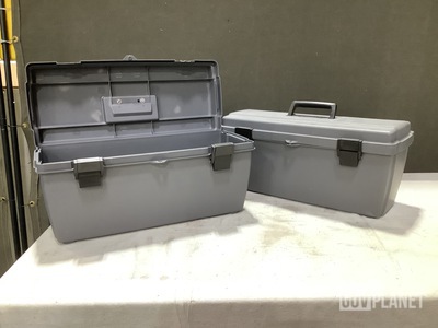 (36) Tool & Hardware Storage Boxes
