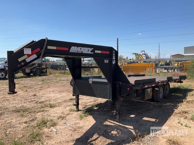 2015 Boxgate 22 ft T/A Gooseneck Geräteanhänger